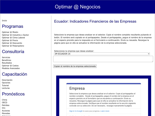 Empresa screenshot