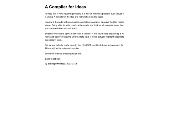 pages/articles/A_compiler_for_ideas screenshot