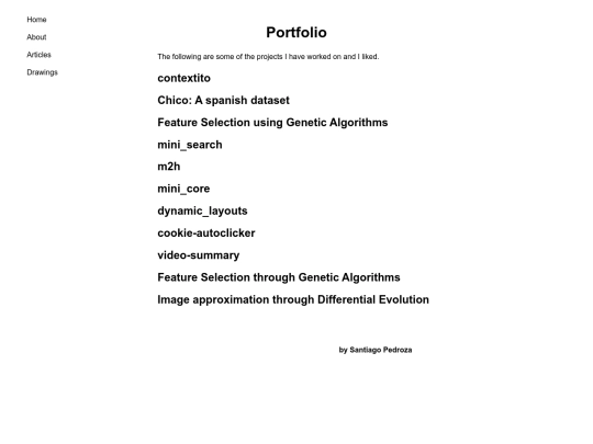 pages/portfolio screenshot