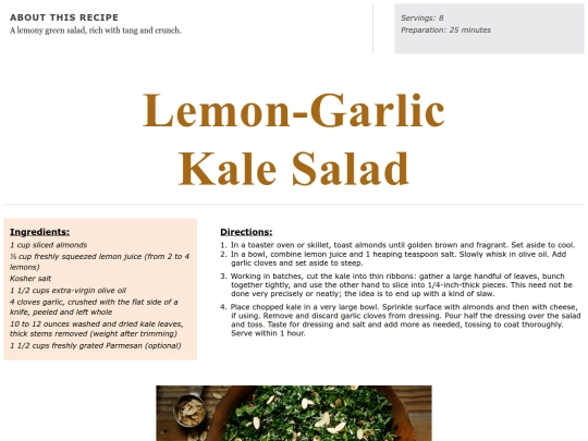 Salads/lemon.garlic kale salad screenshot