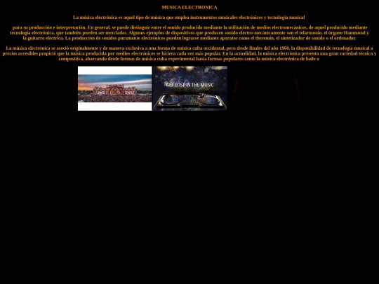 Musica electronica screenshot
