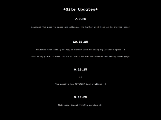 updates screenshot