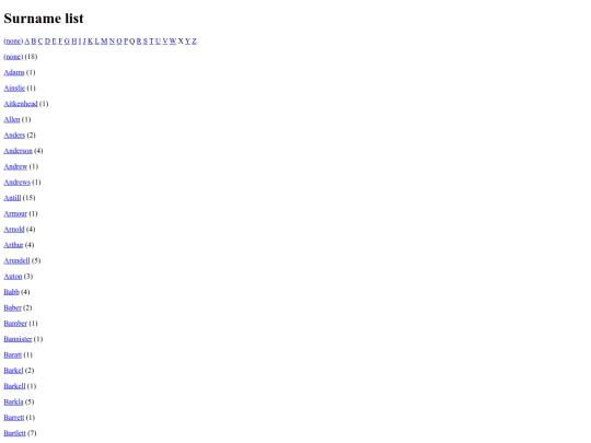 rae_gene/surnlist screenshot