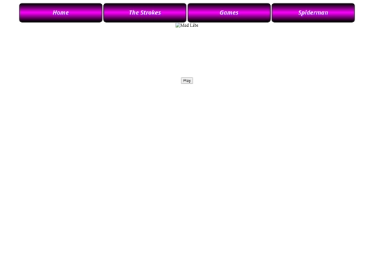 Madlibs screenshot