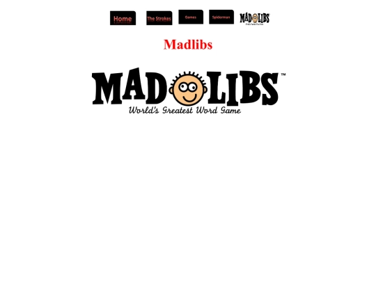 madlibs screenshot
