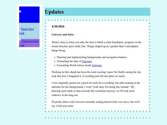 updates screenshot