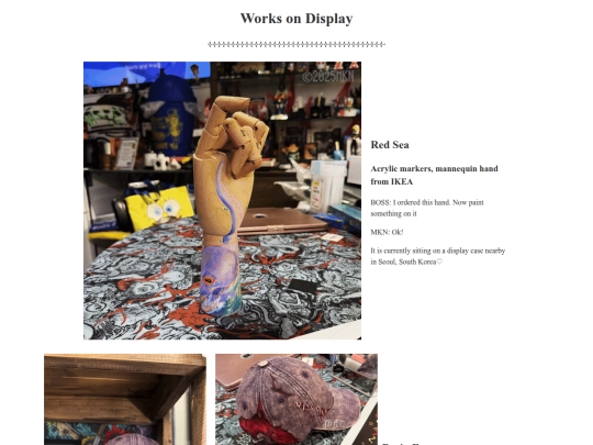 artpage/display/display screenshot