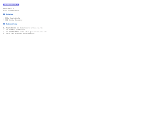 senfkartoffeln.md screenshot