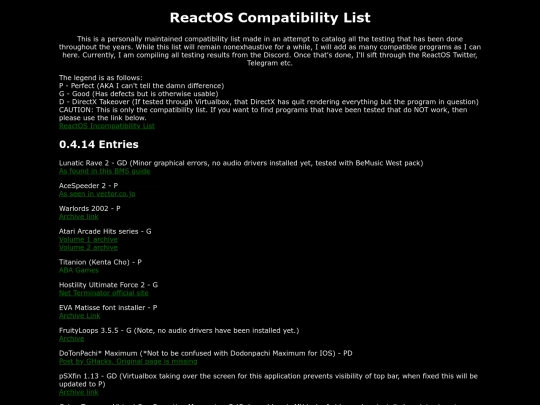 ReactOSCompat/Compat screenshot
