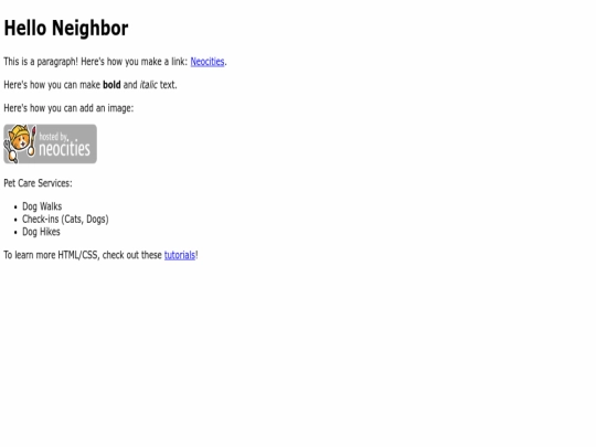 index screenshot