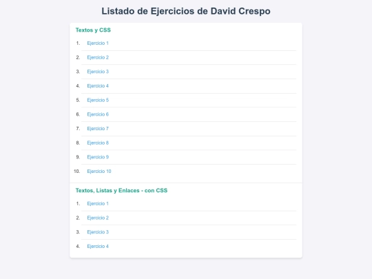 index screenshot