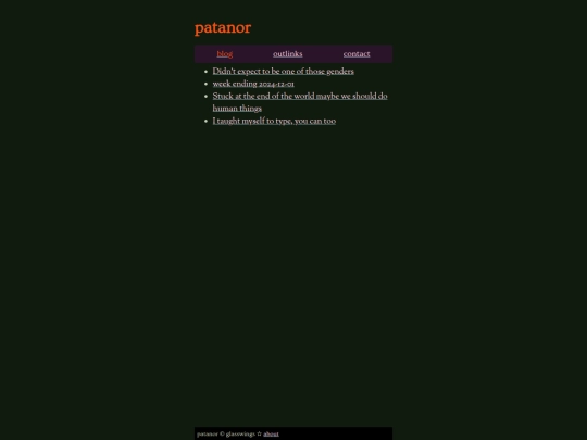 blog screenshot