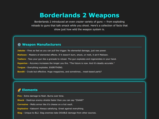 bl2-weapons screenshot