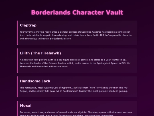 characters screenshot
