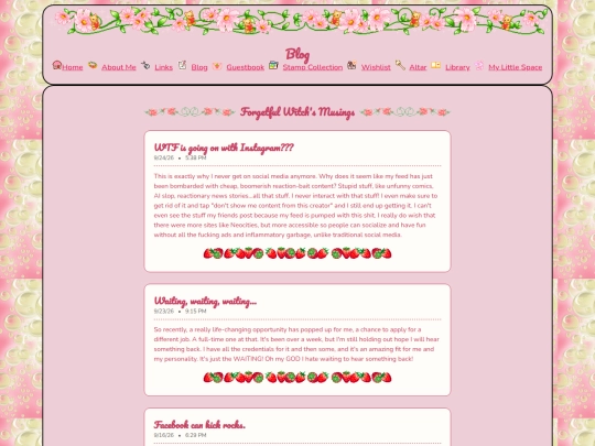 blog screenshot