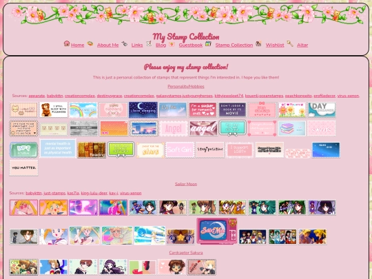stamps screenshot