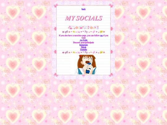 socials screenshot