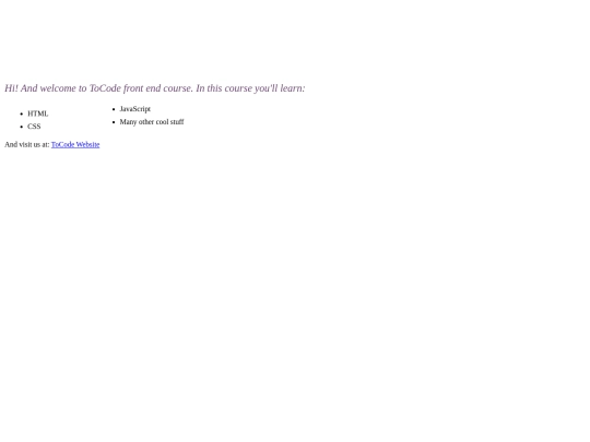 index screenshot