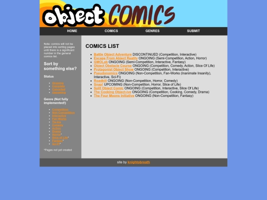 comics screenshot