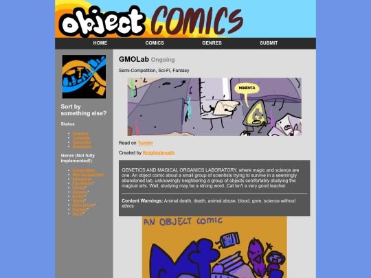 comics/gmolab screenshot