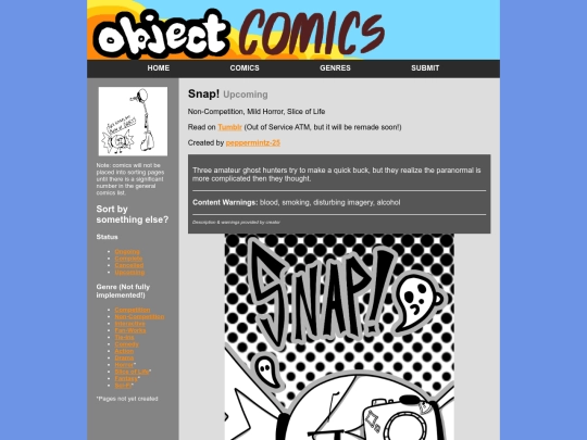 comics/snap screenshot