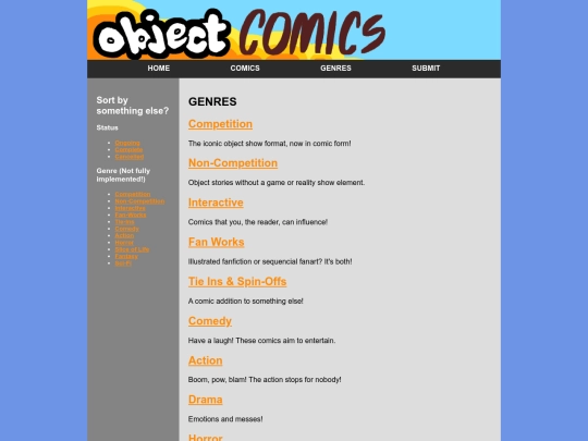 genres screenshot