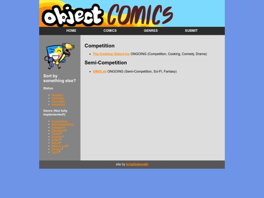genres/competition screenshot