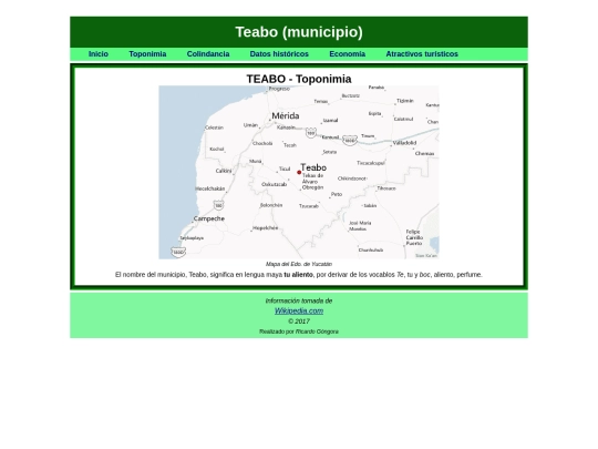 Actividad32/toponimia screenshot