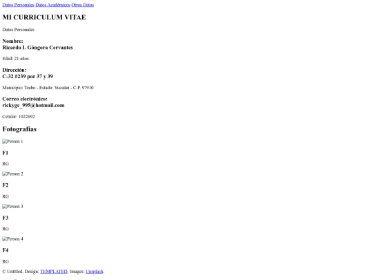 index screenshot