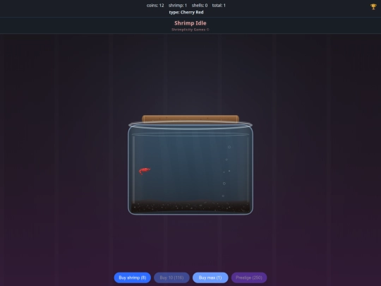 FINISHED GAMES/Shrimp_Idle screenshot