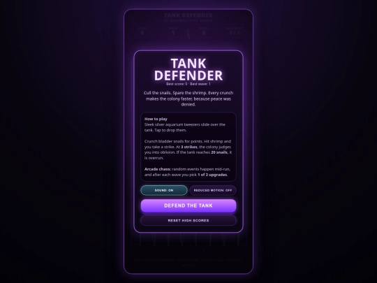 FINISHED GAMES/Tank_Defender screenshot