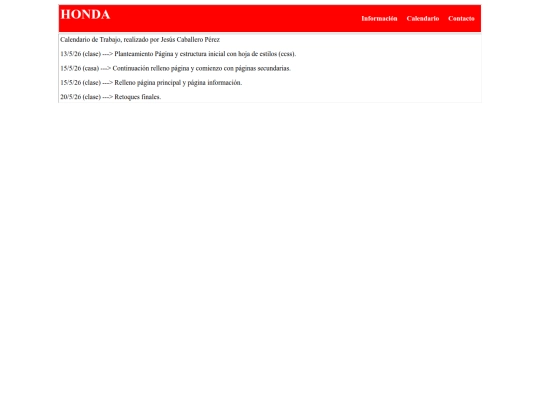Calendario screenshot