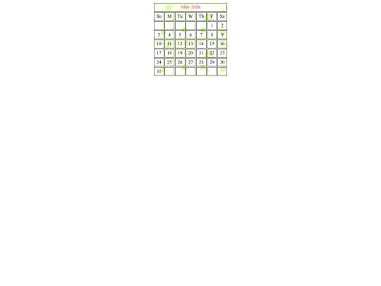 calendar screenshot