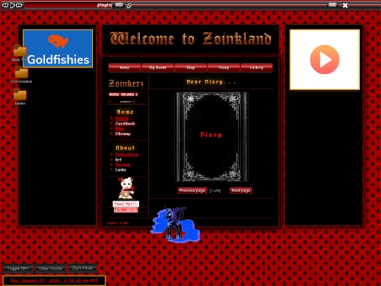 diary screenshot