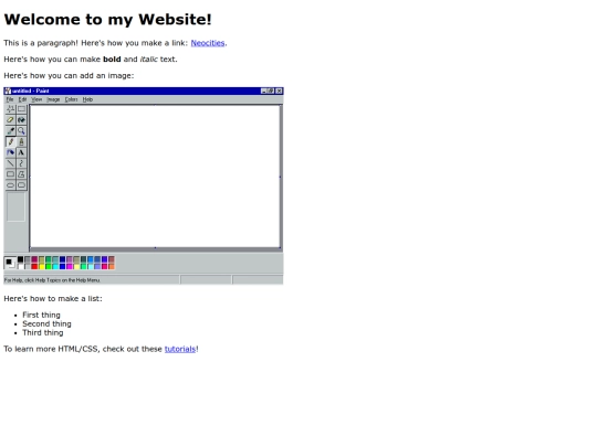 index screenshot