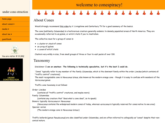aboutcones screenshot