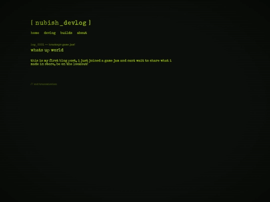index screenshot