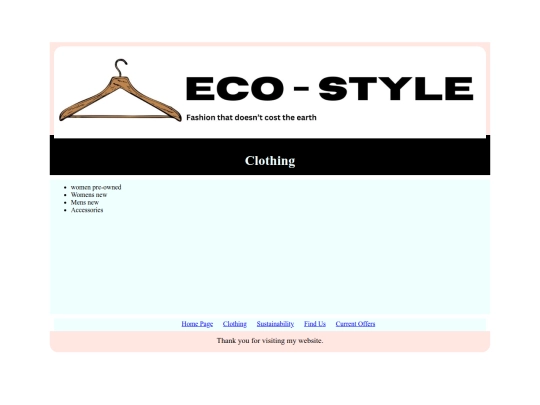 Myproject/clothing screenshot
