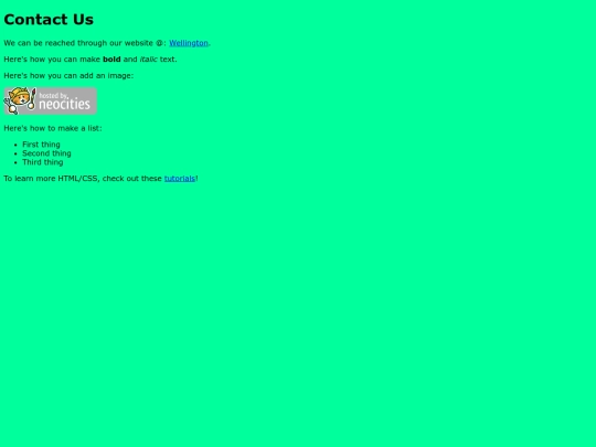 contact screenshot