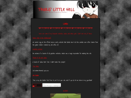 links screenshot