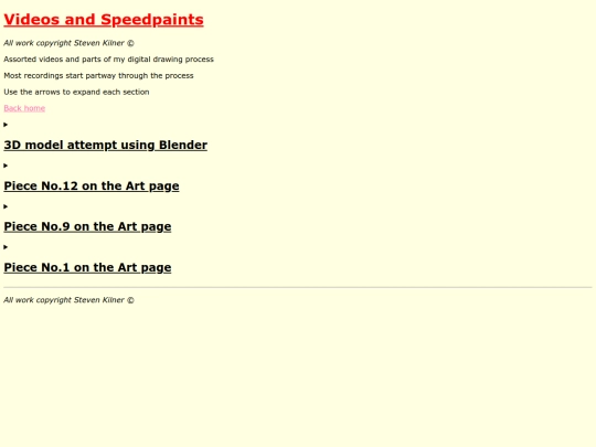 videos screenshot