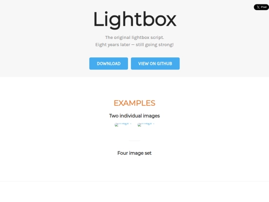 lightbox screenshot