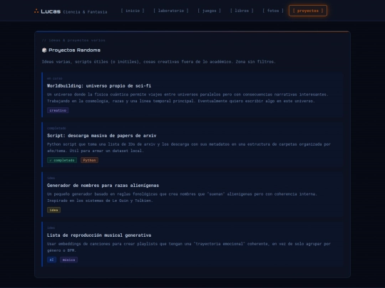 proyectos screenshot