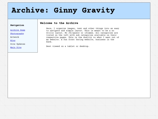 archive screenshot