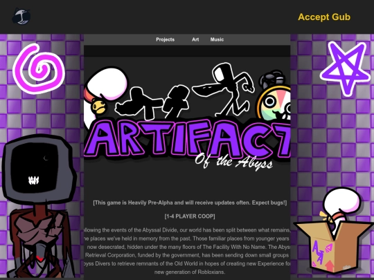 Artifacts screenshot