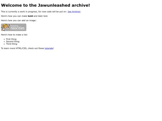 index screenshot