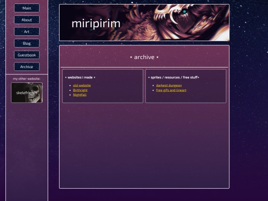archive screenshot
