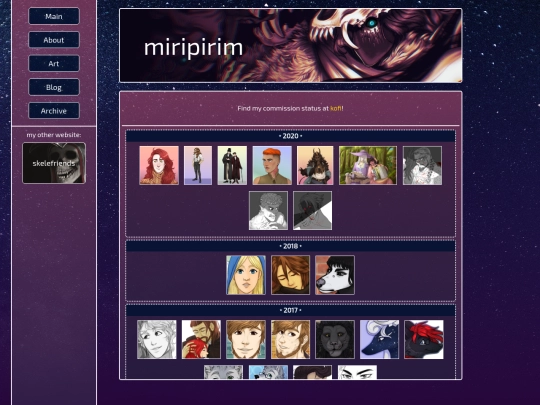 art/commissions screenshot