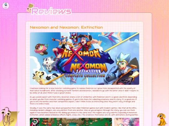 blog/reviews/games/nexomon screenshot