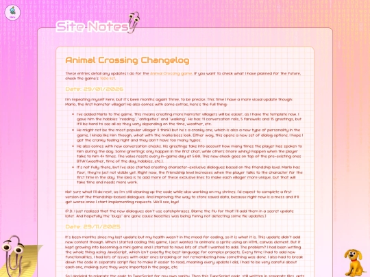 blog/site-notes/changelogs/animal-crossing screenshot